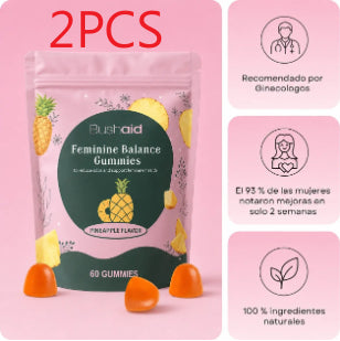 Women's Balance Body Gummies & Supplements for Energy Support – 60pcs & 2 Pack