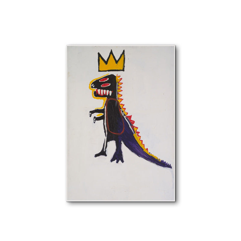 Abstract Graffiti Frameless Canvas Wall Art - Multiple Sizes & Styles