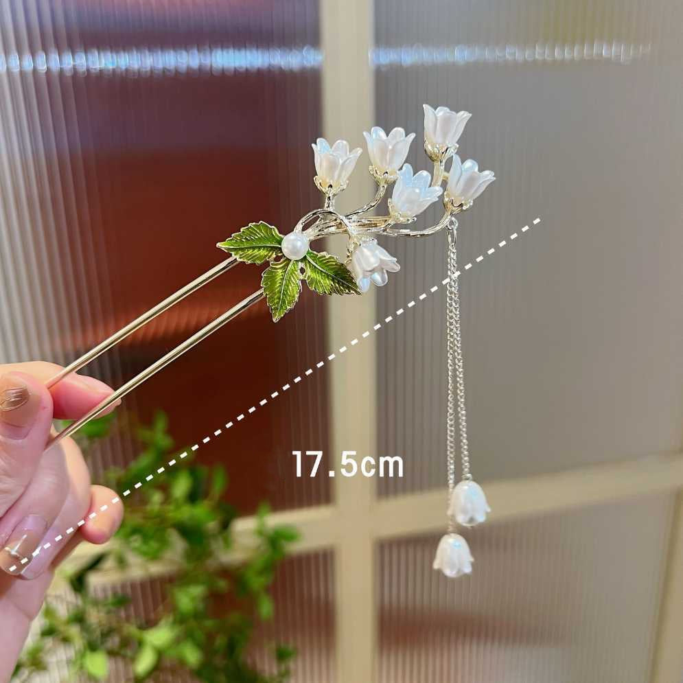 Women's Leaf Hairpin Copper Alloy Mori Style