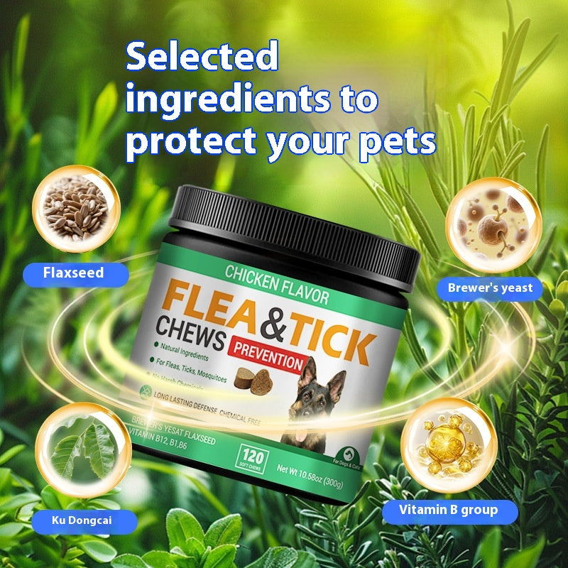 Pet Itching Relief Dog Health Care Supplement - Glycerin & Natural Ingredients