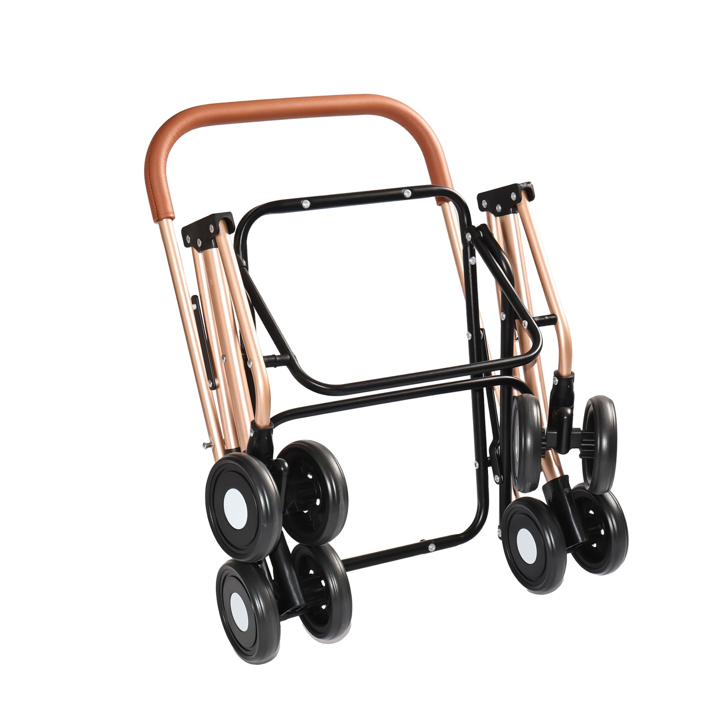 Double Pet Stroller for Dogs and Cats - Foldable, 3-in-1 Carrier with Shockproof Wheels