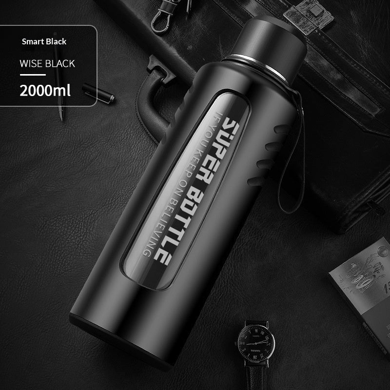 Heat-Resistant Double-Walled Large Capacity Travel Mug - Insulated Drinkware