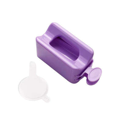 Manicure Powder Recycling Box with Dual Trays - Nail Art & Dipping Powder Tool