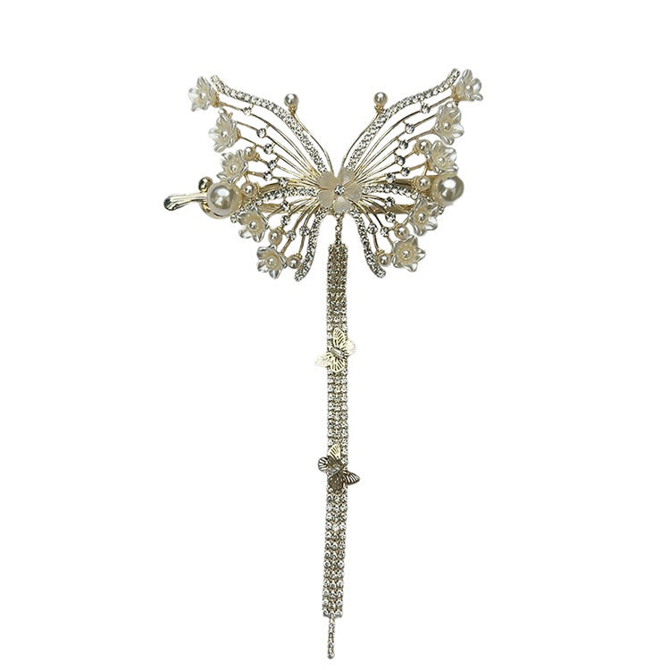 Lily Butterfly Banana Clip Gold - Mori Style Hair Accessory