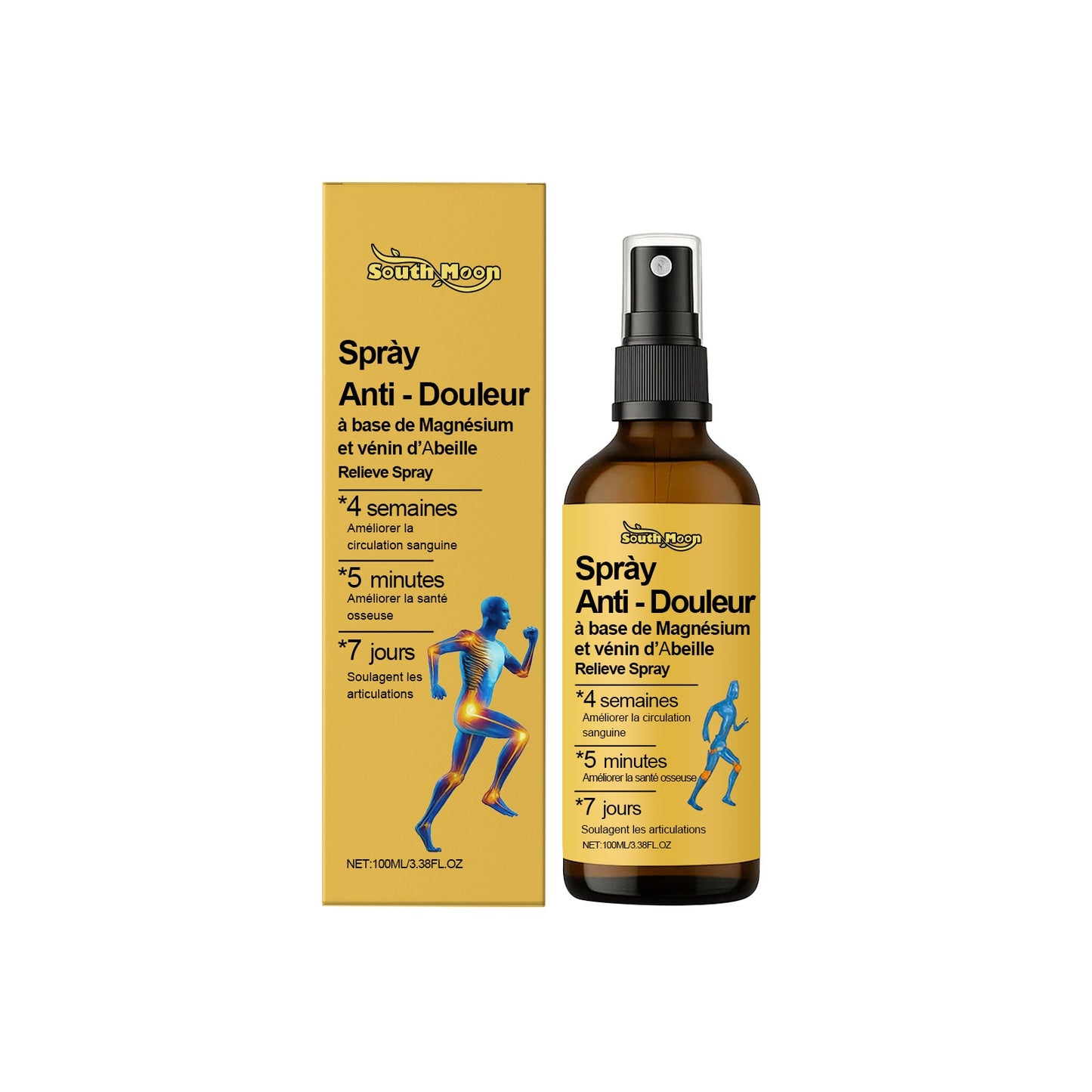 Joint Relief Spray for Pain & Inflammation - 100ml Menthol & Bee Venom