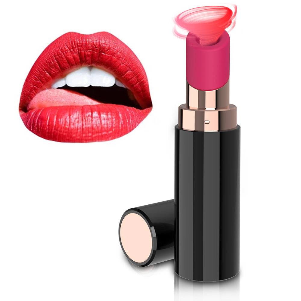 Lipstick-Shaped Sucking Vibration Toy - Waterproof Adult Wellness Device