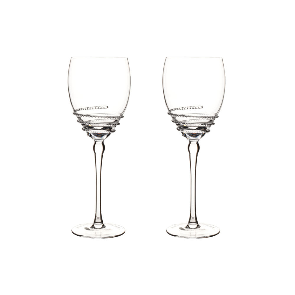 Vintage Red Wine Glass - European Style Brushed Crystal Drinkware