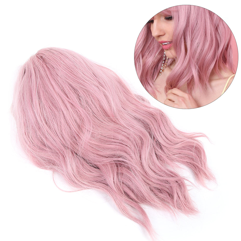 Short Pastel Wavy Bob Wig - Synthetic Curly Cosplay Hair