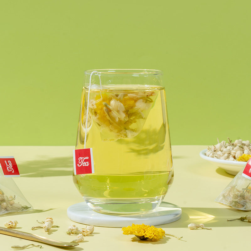 Herbal Flower Tea Bags Set Jasmine Chrysanthemum Honeysuckle Natural Wellness