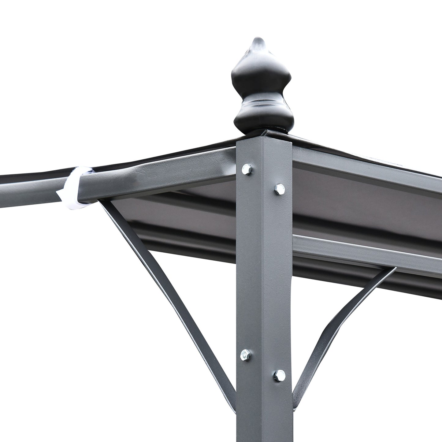 10' x 13' Outdoor Pergola Gazebo with Weather-Resistant Canopy
