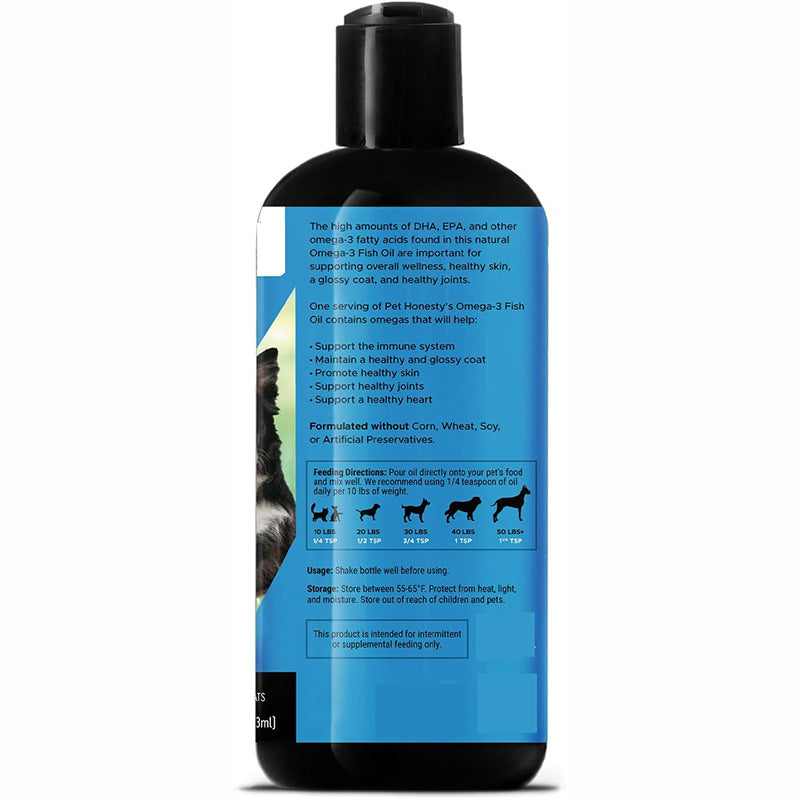 Pet Salmon Fish Oil for Dogs & Cats - 60ml