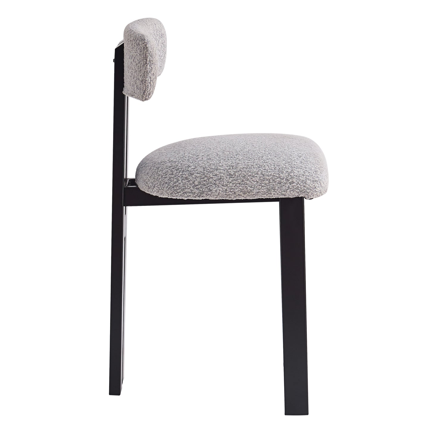 26.5 Stylish Round Stools With Low Back - Comfortable Upholstered