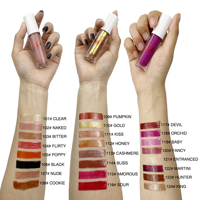 Moisturizing Jelly Lip Gloss - Long Lasting Crystal Lip Tint & Lip Care