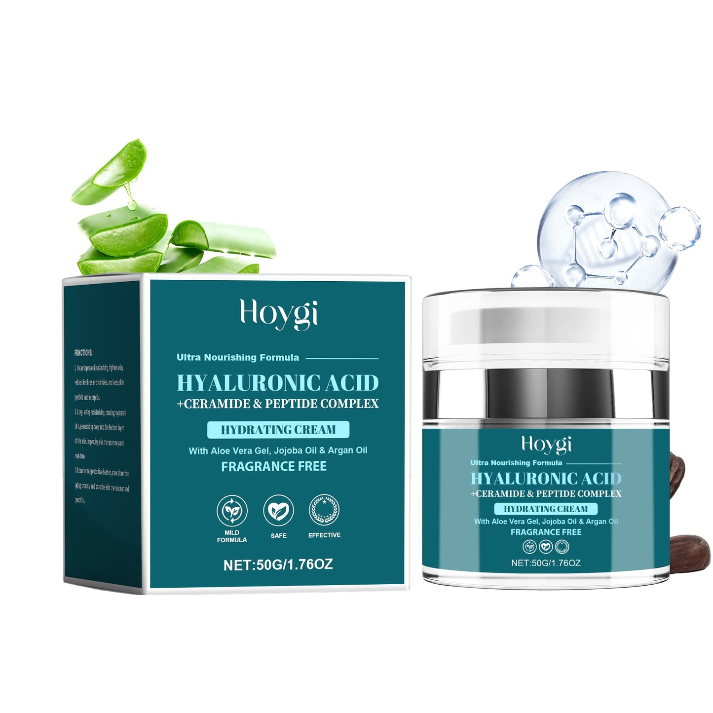 Hyaluronic Acid Facial Cream Anti-Aging Moisturizer 50g