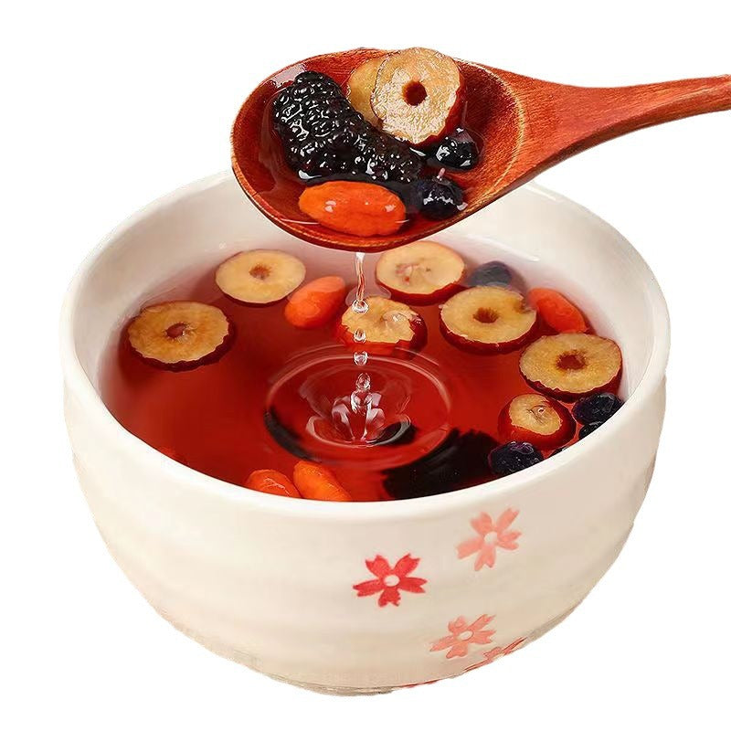 Herbal Red Date and Black Wolfberry Tea - Health & Wellness Drink