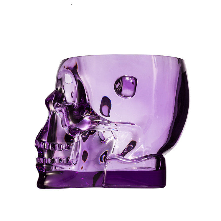 Skull Acrylic Ice Bucket with Lid - Household Plastic Wine & Drink Cooler