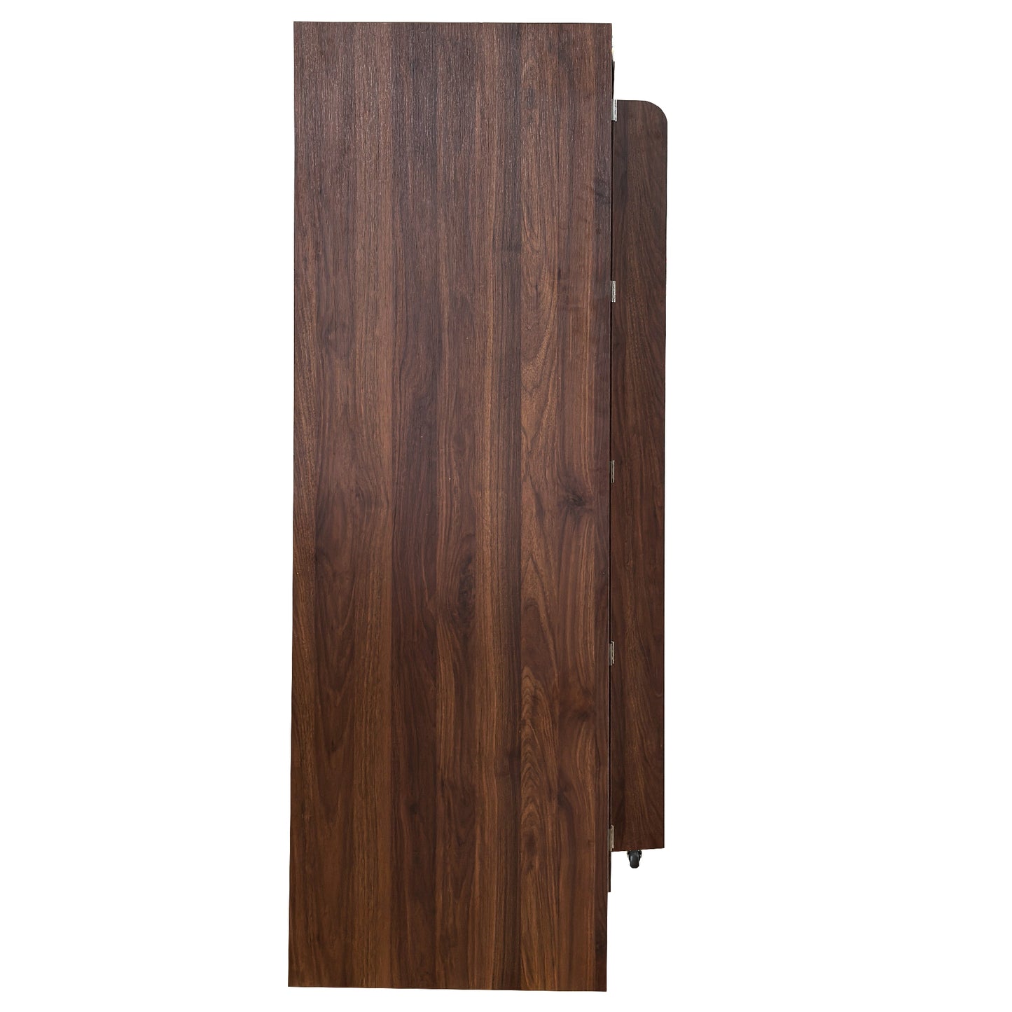Walnut Kitchen Pantry Cabinet - Freestanding Sideboard with Doors & Shelves