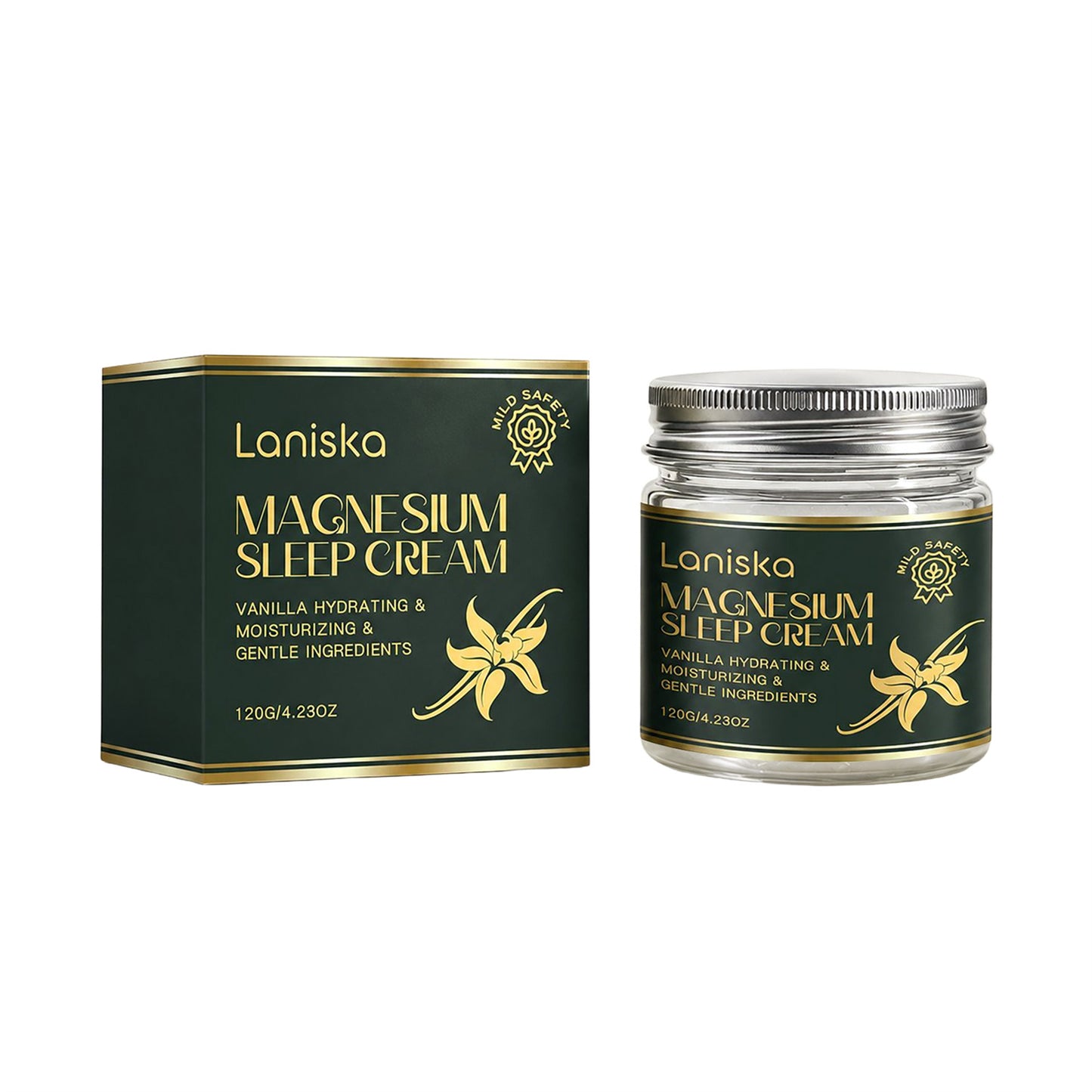Magnesium Moisturizing Sleep Cream - 120g Relaxing Face Topical