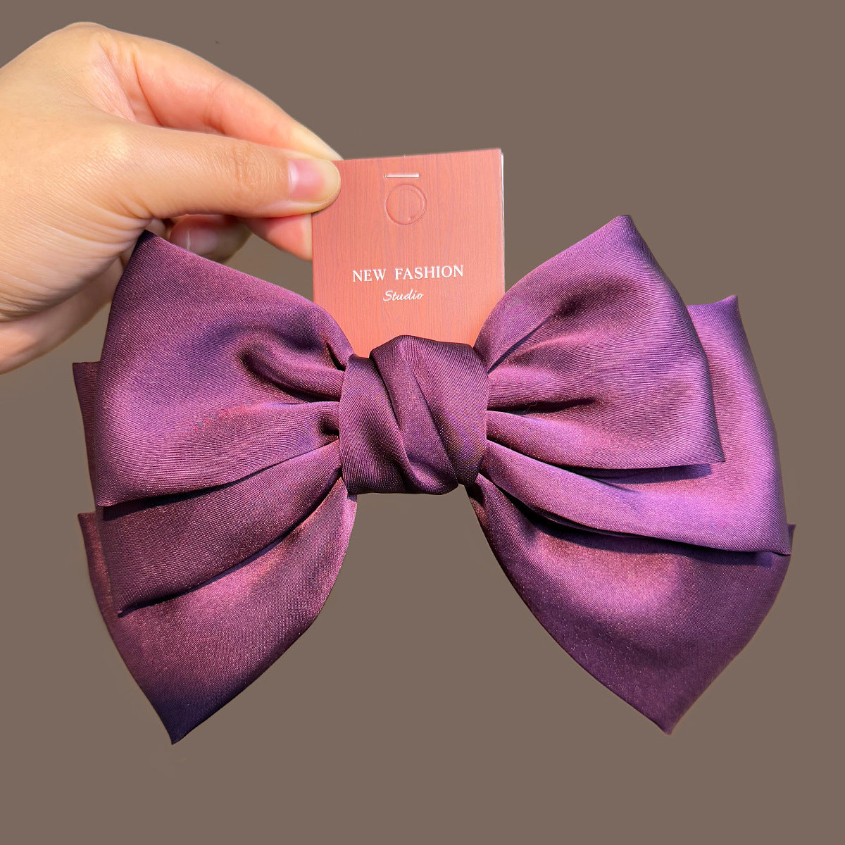 Women's Satin Bow Hair Clips - Elegant Hair Barrettes for Women