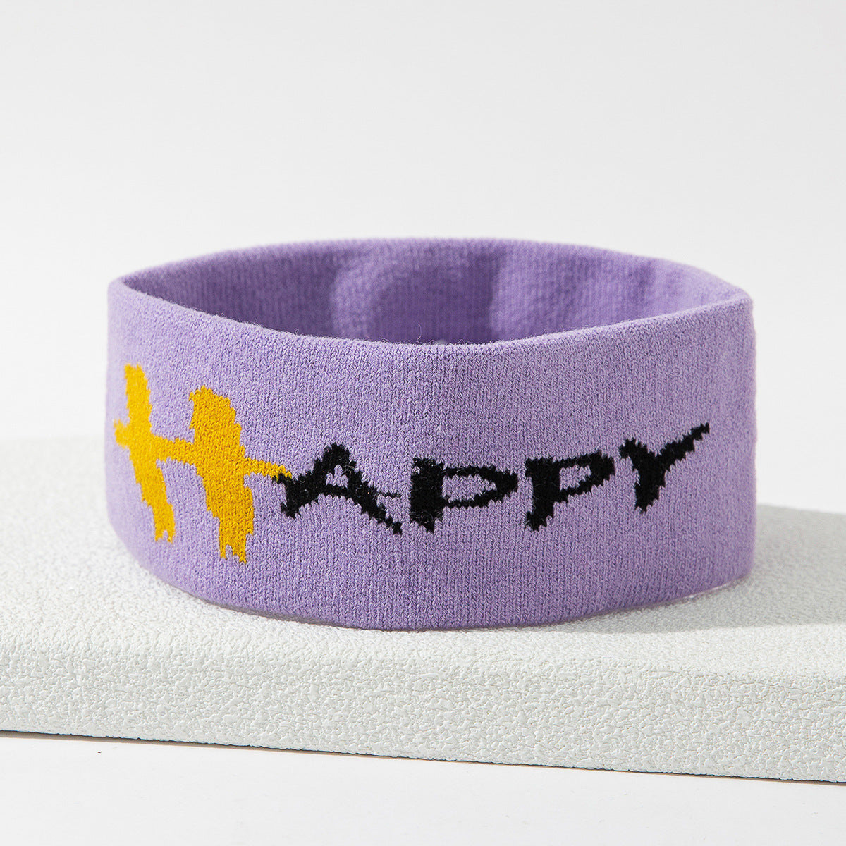 Stretch Sports Sweat-Absorbent Knitted Hair Band - Unisex Fitness Accessory