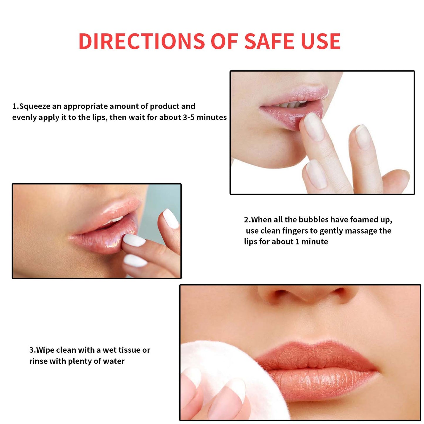 Bubble Lip Mask for Exfoliation and Hydration - Anti-Dryness Lip Care