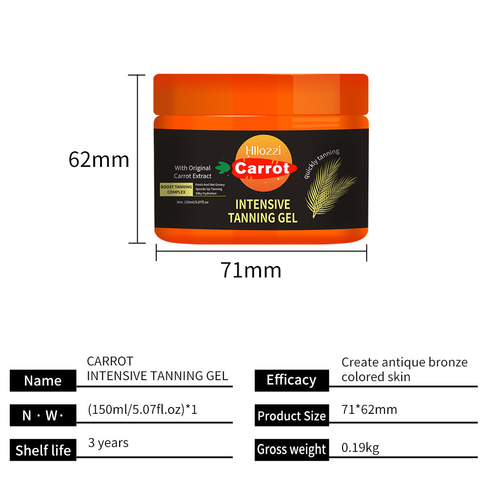 Carrot Sun Tanning Gel Help
