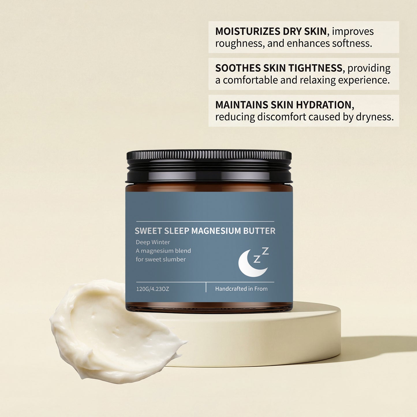 Sleep Soothing Cream with Shea & Mango Extract - 120G Relaxation Topical