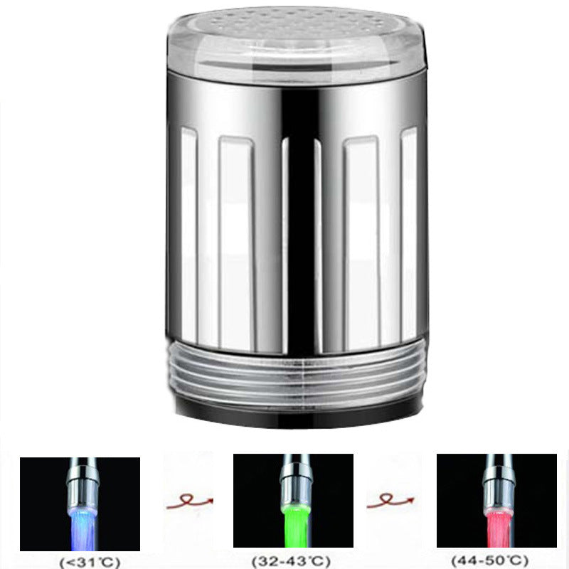 7 Color Change LED Shower Head Water Faucet Light for Bathroom Glow