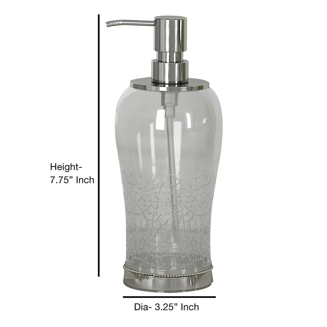 Glass Liquid Soap Dispenser Pump Bottle Bathroom Vanity & Kitchen