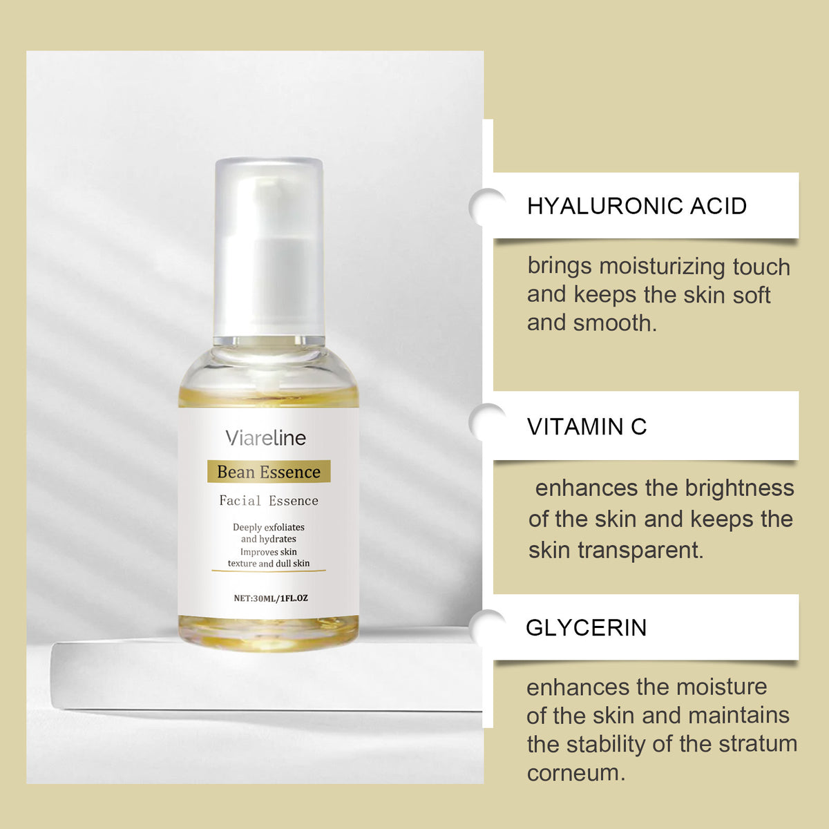Daily Shin Moisturizer for Facial Skin Hydrates & Brightens 30ml