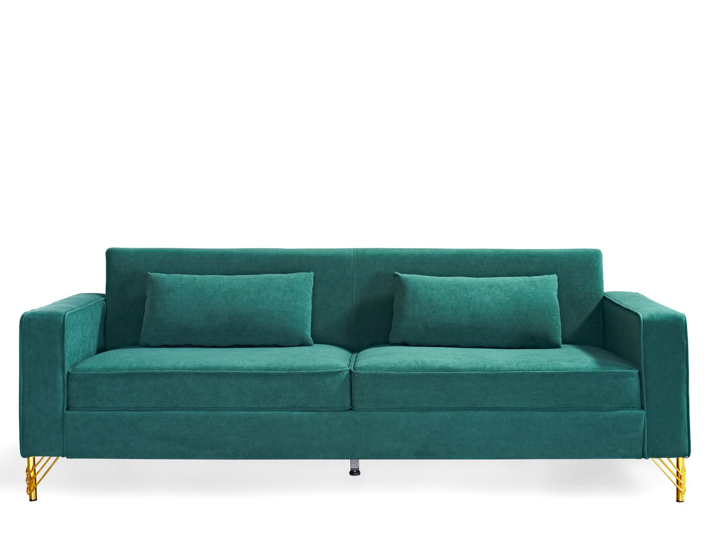 Aesthetic 85.8 Velvet Sofas For Living Room, 3 Seater Couch With