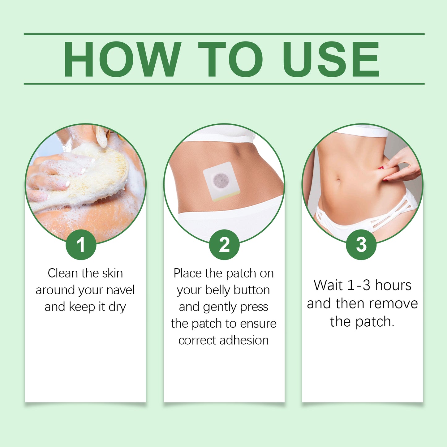 Herbal Body Sculpting Patches - Natural Firming Belly & Arm Strips (10pcs)