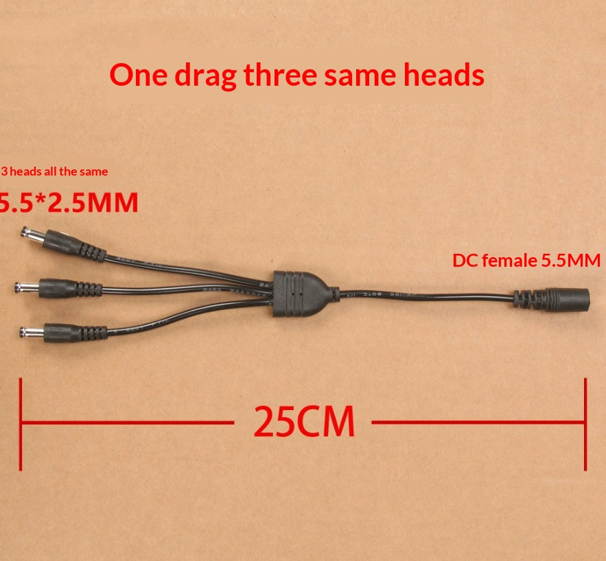 1M Surveillance Power Extension Cable for Router DC Power Wire