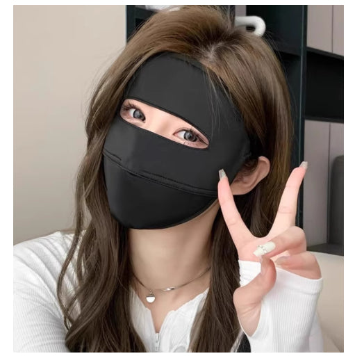 Women's Full-Face Sun Protection Mask - Ice Silk