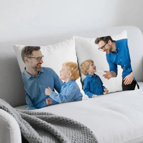 Custom Pet Photo Pillow - Personalized Image Upload