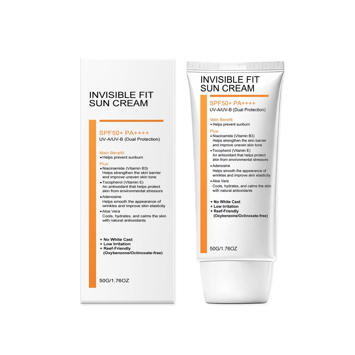 Nicotinamide Moisturizing Sunscreen 50g - Hydrating UV Protection
