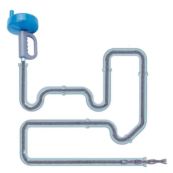 7FT Heavy Duty Drain Snake Auger - Manual Pipe Clog Remover Tool for Sink Shower Toilet