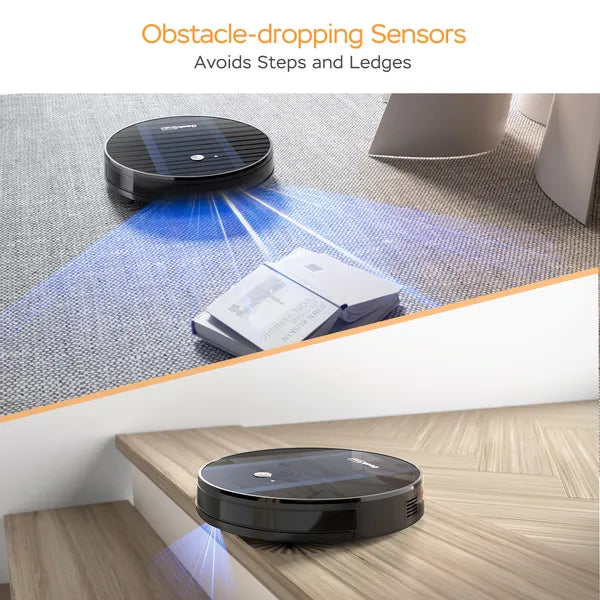 Robot Vacuum Cleaner G6 Ultra-Thin 1800Pa Strong Suction App Control Self-Charging