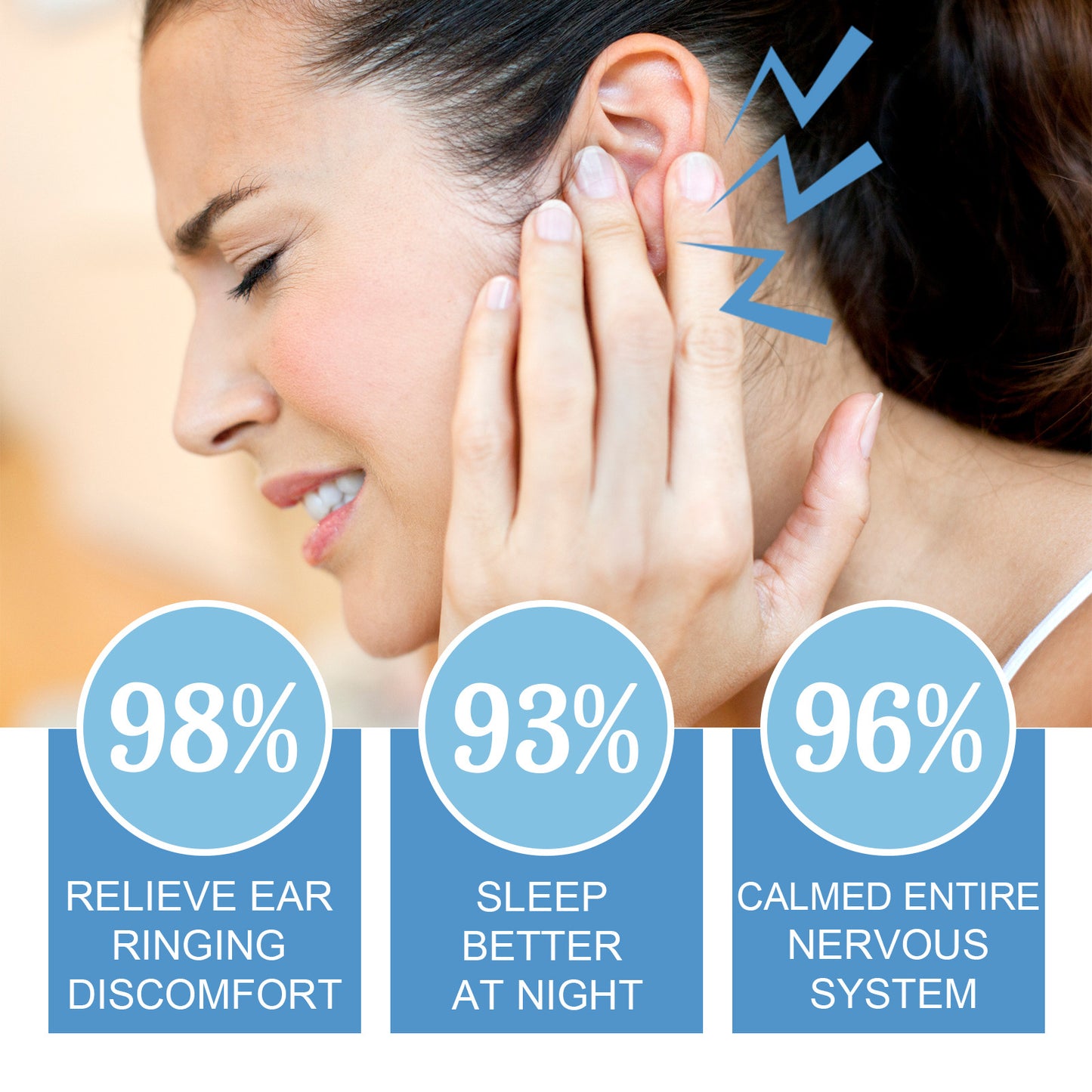 Tinnitus Relief Spray - Ear Discomfort & Earwax Cleaning, 60ml