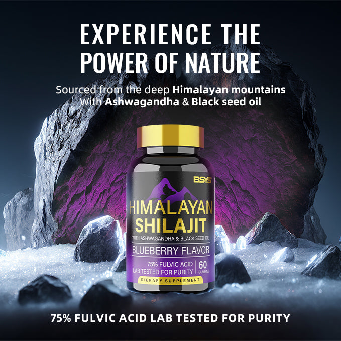 Shilajit Gummies - 60 Count Natural Energy Supplement
