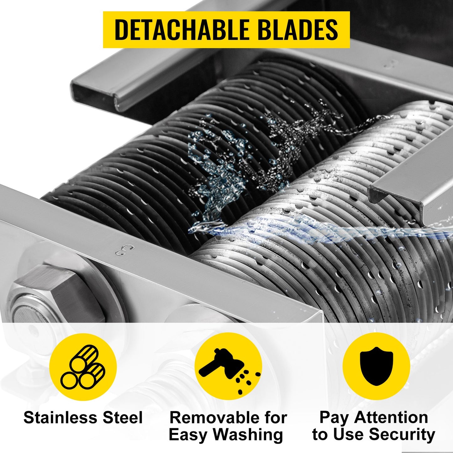Commercial Meat Slicer Machine 110V 750W Stainless Steel Food Cutter