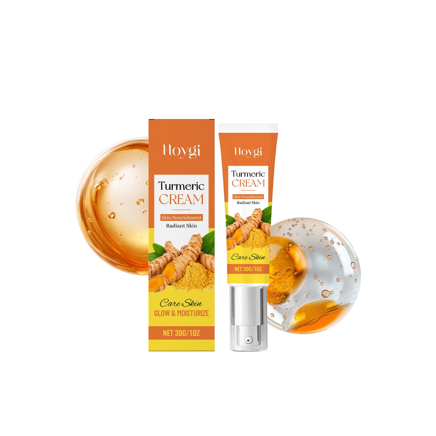 Turmeric Moisturizing Facial Cream 30g - Hydrating Skin Care for All Skin Types