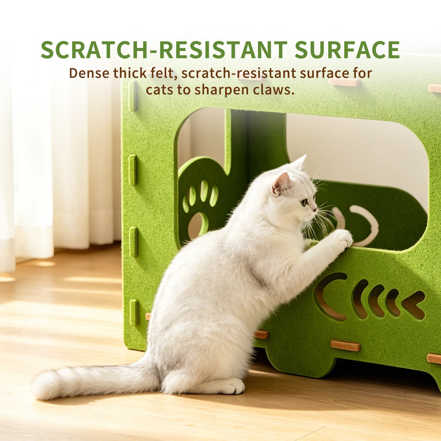 Double Cat Bed - Self Pickup Pet House for Cats & Pets