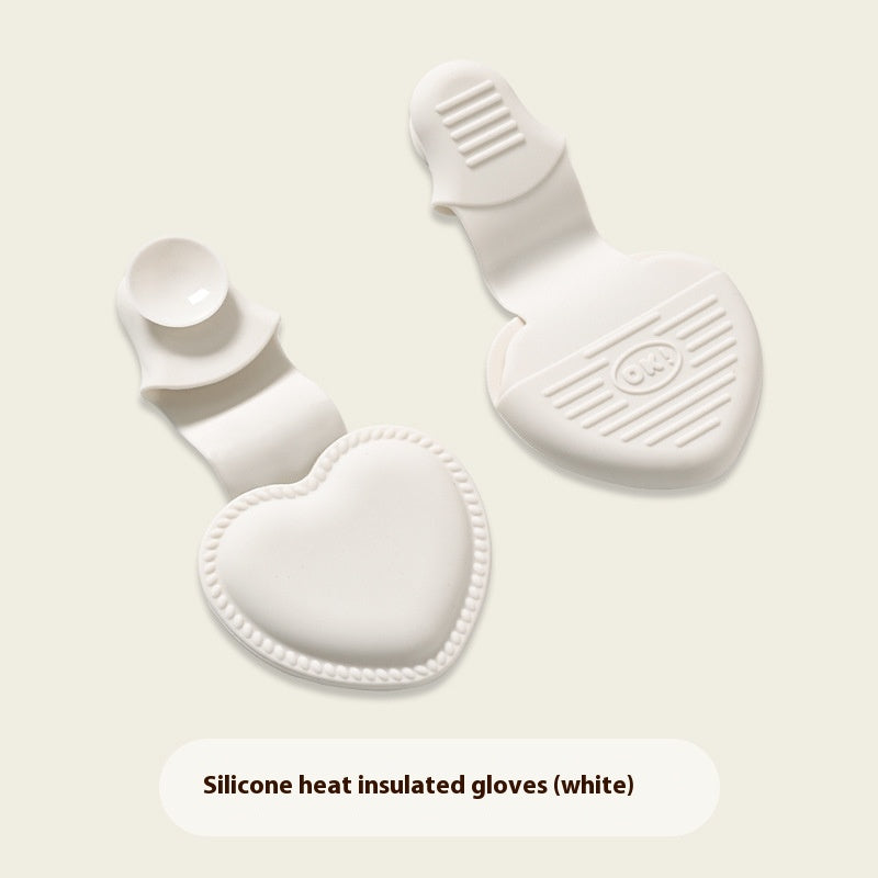 Silicone Non-Slip Insulation Gloves for Kitchen Cooking Hot Handling - Multiple Colors