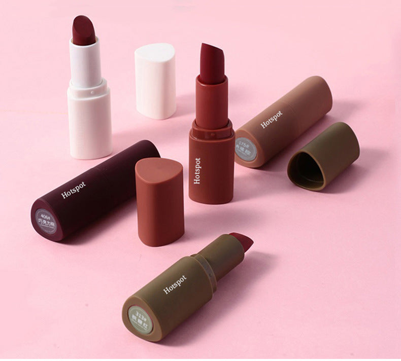 Waterproof Velvet Lipstick Set - Non-Stick Matte Cosmetic Gift Box 5 Styles