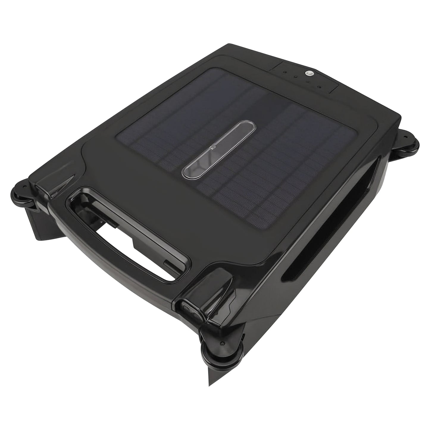 Solar Powered Robotic Pool Skimmer with APP Control, Dual Cleaning Modes, 1937sq.ft Coverage