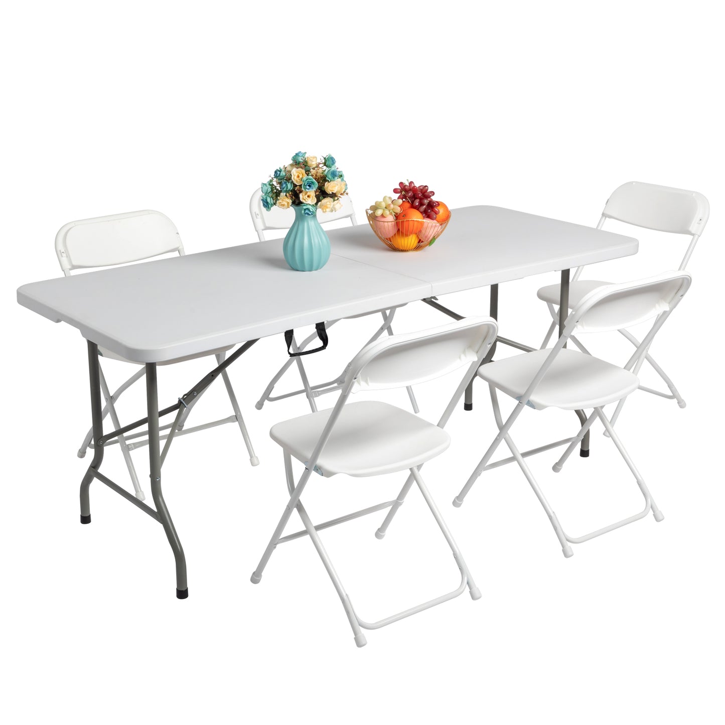 Portable Folding Rectangular Table - Outdoor & Indoor Use