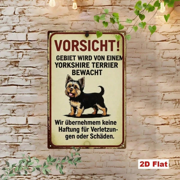 Metal Tin Wall Decoration Sign - 20 cm x 20 cm