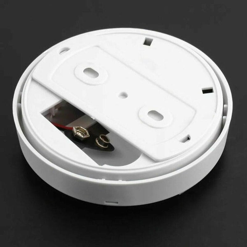 (2 Pack) Smoke Alarm Detector Home Fire Safety Sensor Alert Battery