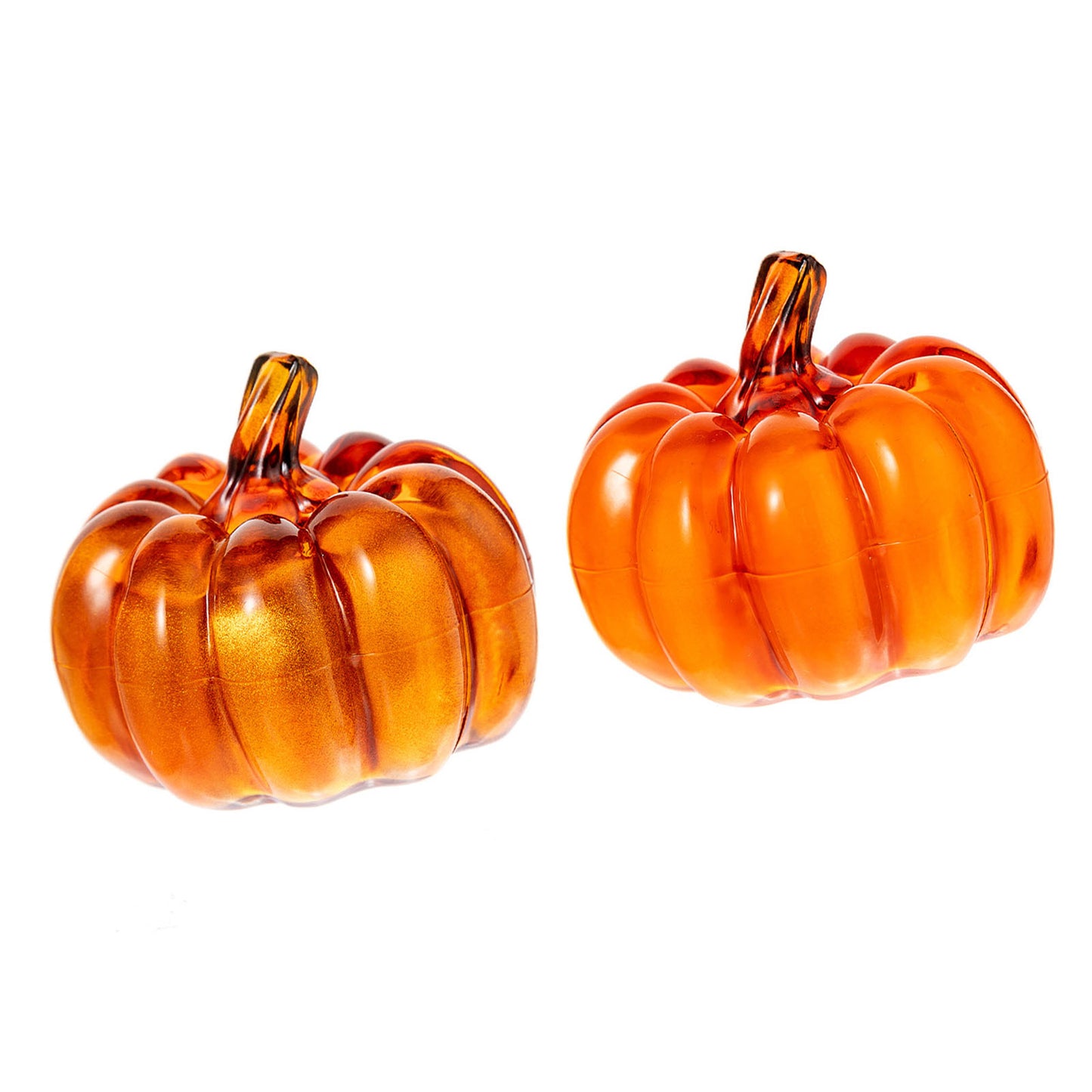 2PCS LED Pumpkin Lamps - Battery Powered Holiday Decor for Indoor & Outdoor